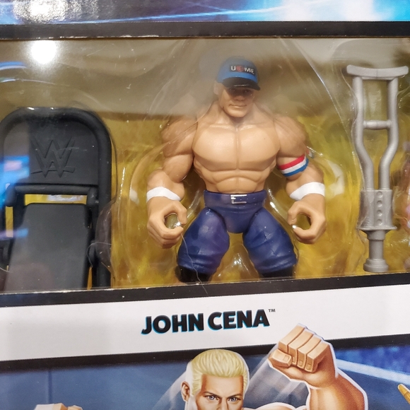 WWE Knuckle Crunchers Mini Mayhem Ring Bundle Playset Mattel NIB - Picture 6 of 12